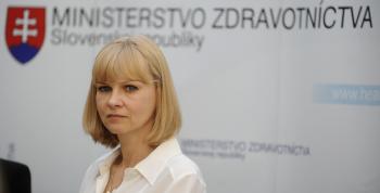 Zvolenská Zuzana, ministerka zdravotníctva SR