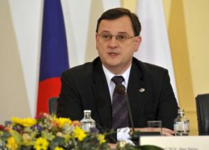 Český premiér Petr Nečas