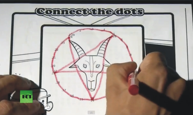 Školský pracovný zošit The Satanic Children's Big Book of Activities