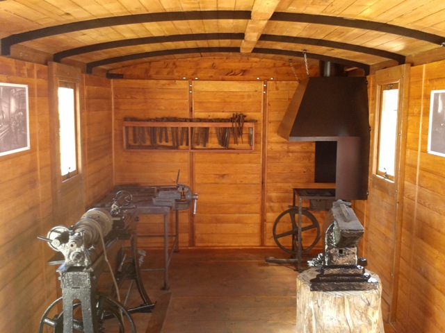 Na snímke interiér zrekonštruovaného vagónu