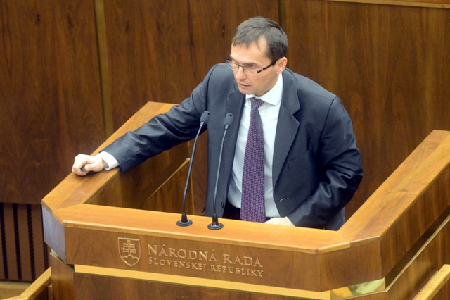 Na snímke opozičný poslanec Ľubomír Galko (SaS)