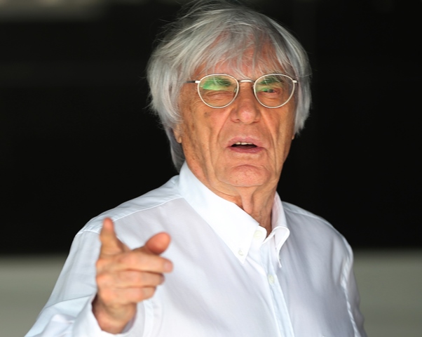 Na snímke šéf Formule 1 Bernie Ecclestone