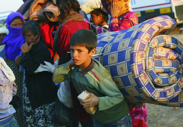 Sýrski utečenci prekračujú hranice v tureckom meste Yumurtalik