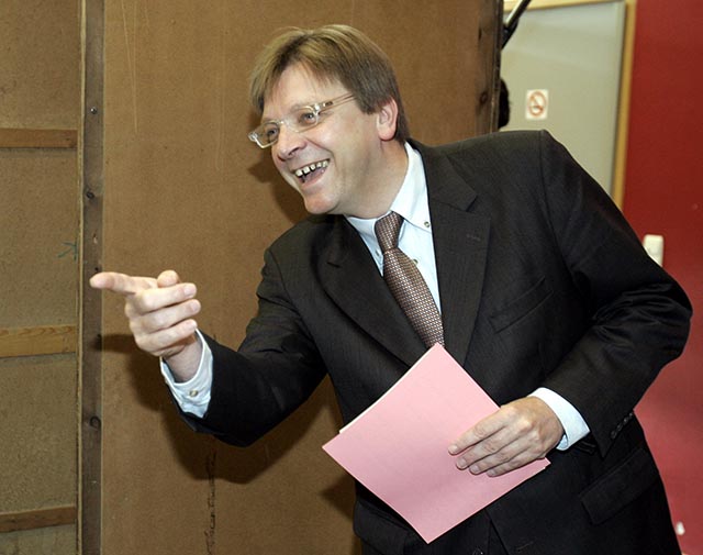 Na snímke Guy Verhofstadt