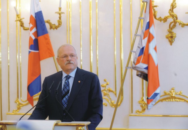 Na snímke exprezident SR Ivan Gašparovič