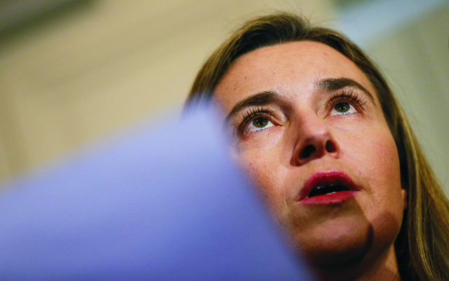 Šéfka diplomacie EÚ Federica Mogheriniová