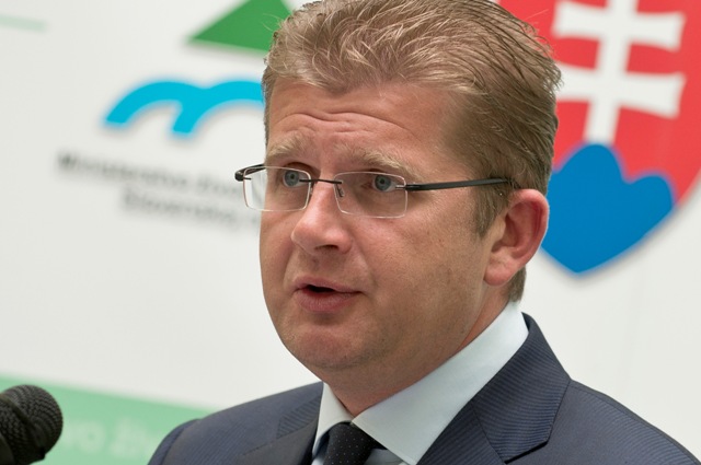 Na snímke minister životného prostredia SR Peter Žiga