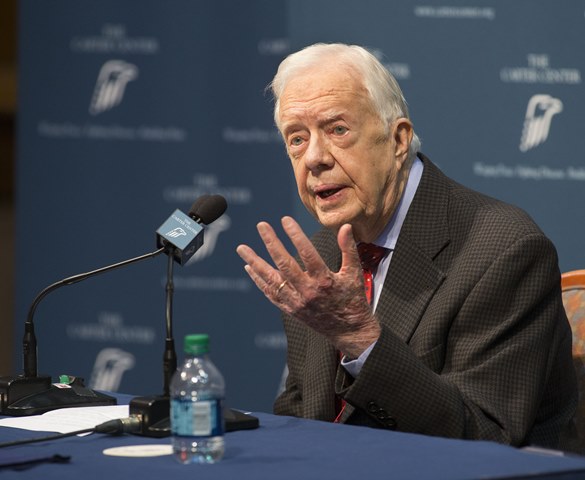Na snímke bývalý prezident USA Jimmy Carter
