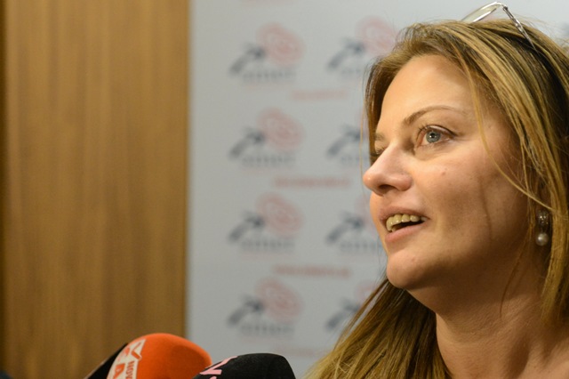 Na snímke europoslankyňa Monika Flašíková Beňová (Smer-SD)