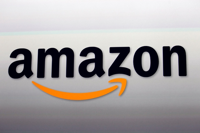 Na snímke logo internetového obchodu Amazon