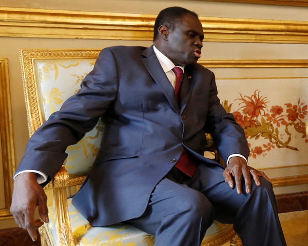 Na snímke prezident afrického štátu Burkina Faso Michel Kafando