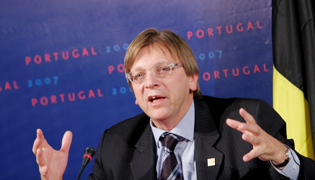 Na snímke Guy Verhofstadt