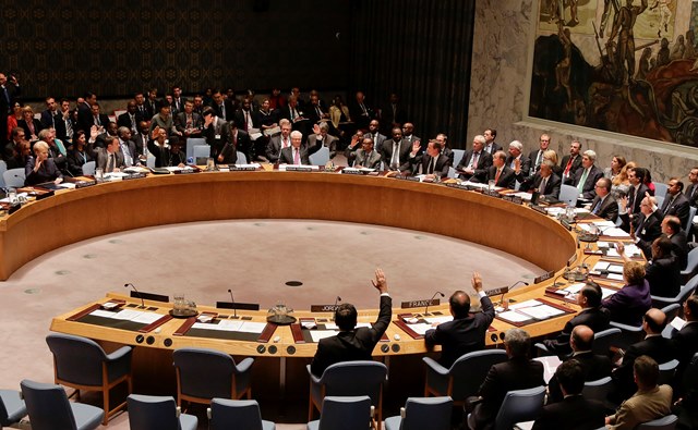 Na snímke zasadanie Bezpečnostnej rady OSN