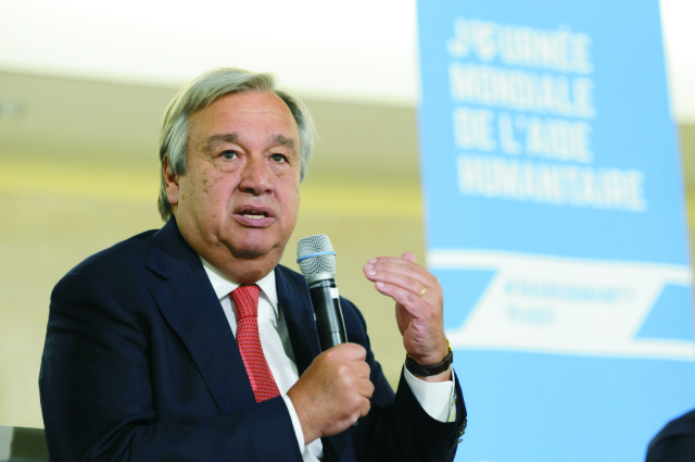 Na snímke vysoký komisár OSN pre utečencov António Guterres