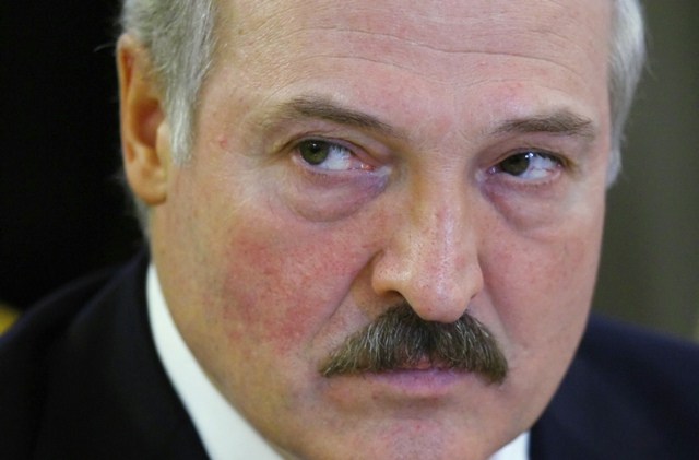 Na snímke bieloruský prezident Alexander Lukašenko