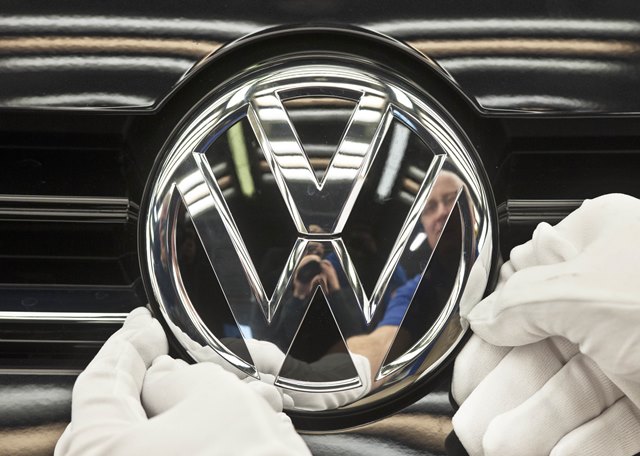 Na snímke logo Volkswagen