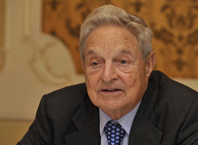 Na snímke spisovateľ, filozof, ekonóm a filantrop George Soros.