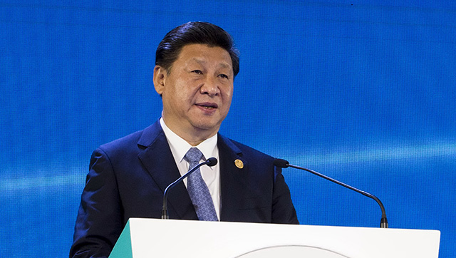 Na snímke čínsky prezident Si Ťin-pching 