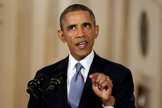 Na snímke americký prezident Barack Obama