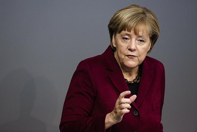 Na snímke nemecká kancelárka Angela Merkelová.
