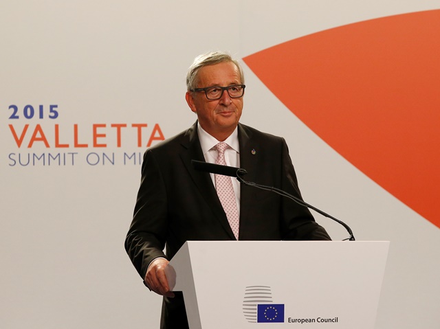 Na snímke predseda Európskej komisie Jean Claude Juncker