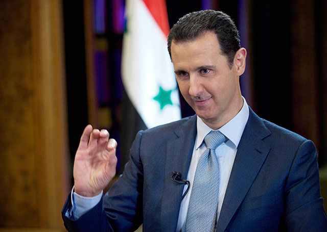 Na snímke sýrsky prezident Bašár Asad