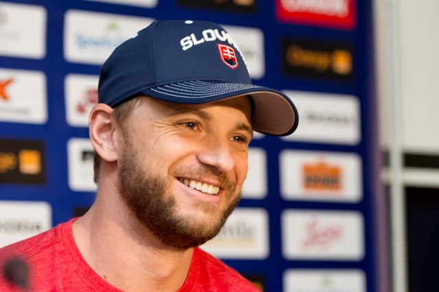Na snímke slovenský hokejový útočník Marián Gáborík