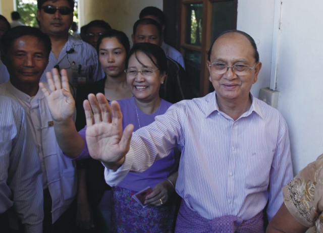Mjanmarský prezident Thein Sein 