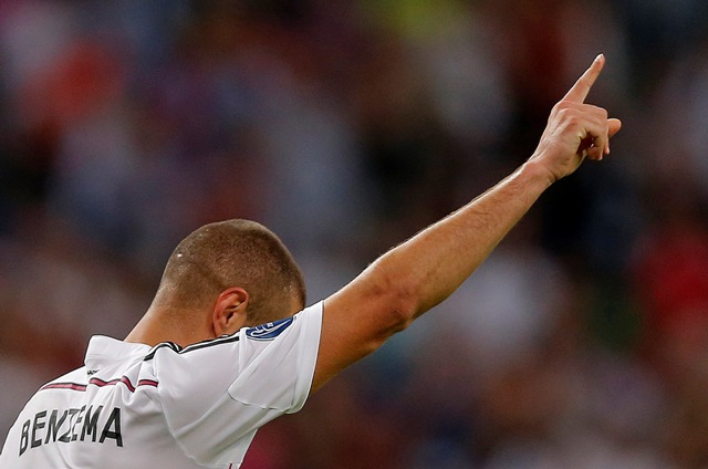 Na snímke futbalista Karim Benzema