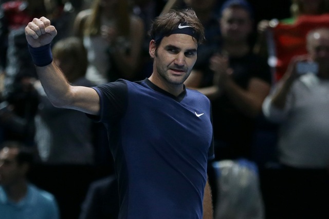 Na snímke švajčiarsky tenista Roger Federer