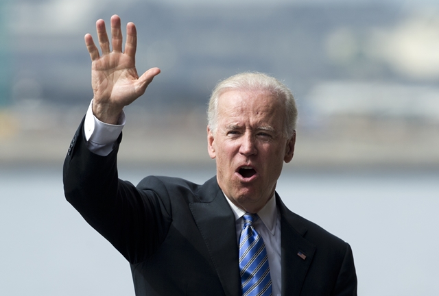 Na snímke americký viceprezident Joe Biden