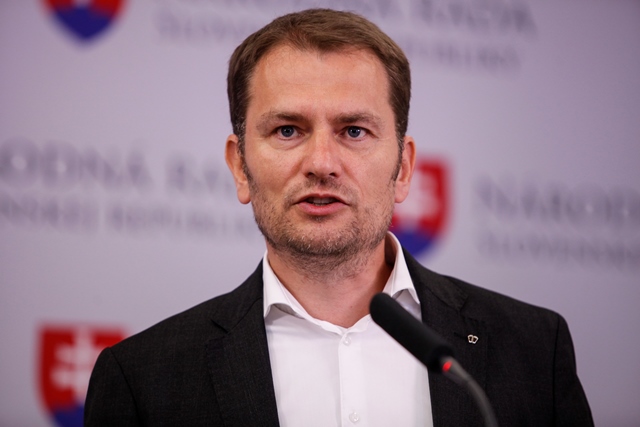 Na snímke šéf OľaNO-NOVA Igor Matovič