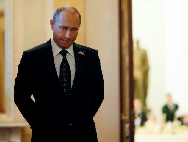 Na snímke ruský prezident Vladimír Putin