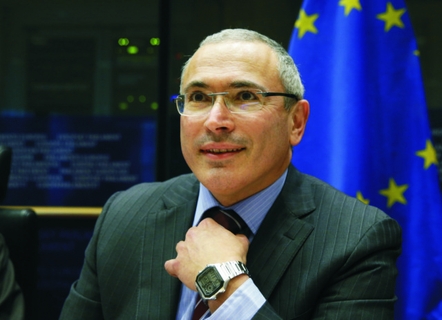 Na snímke Michail Chodorkovskij