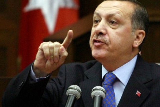 Na snímke turecký prezident Recep Tayyip Erdogan