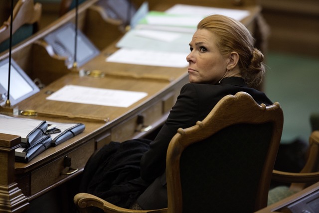 Na snímke dánska ministerka pre integráciu Inger Stöjbergová z Liberálnej strany