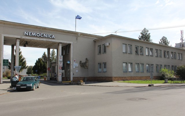 Na snímke Nemocnica s poliklinikou NsP Prievidza so sídlom v Bojniciach 
