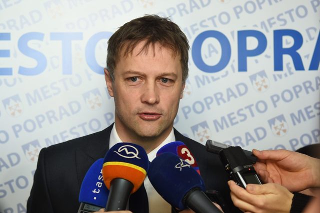 Na snímke konateľ a výkonný riaditeľ hokejového klubu HK ŠKP Poprad Peter Žifčák