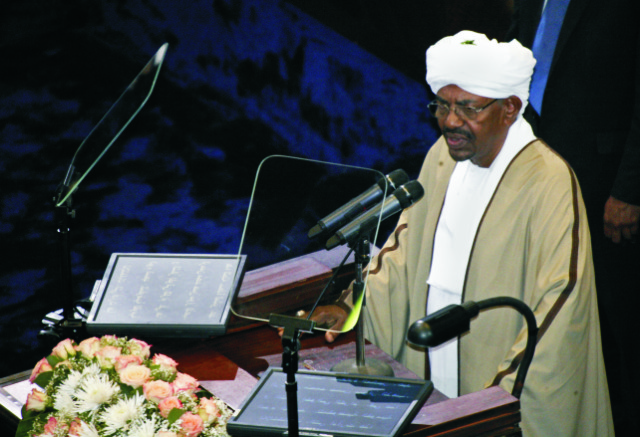  Úradujúci sudánsky prezident Umar Bašír