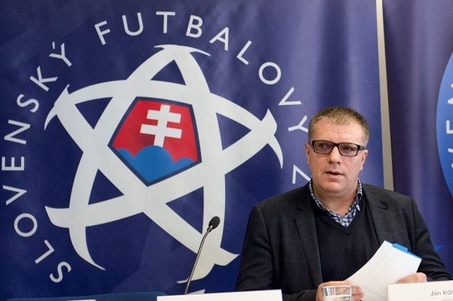 Na snímke prezident Slovenského futbalového zväzu Ján Kováčik