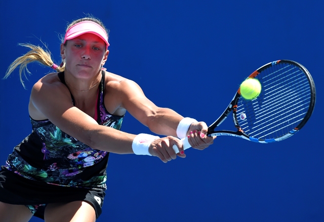 Na snímke belgická tenistka Yanina Wickmayerová