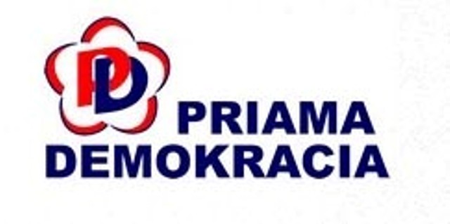 Logo politickej stany Priama demokracia