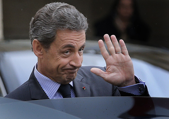 Na snímke bývalý francúzsky prezident Nicolas Sarkozy