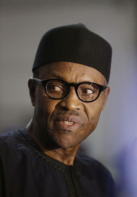 Na snímke prezident Nigérie Muhammadu Buhari.