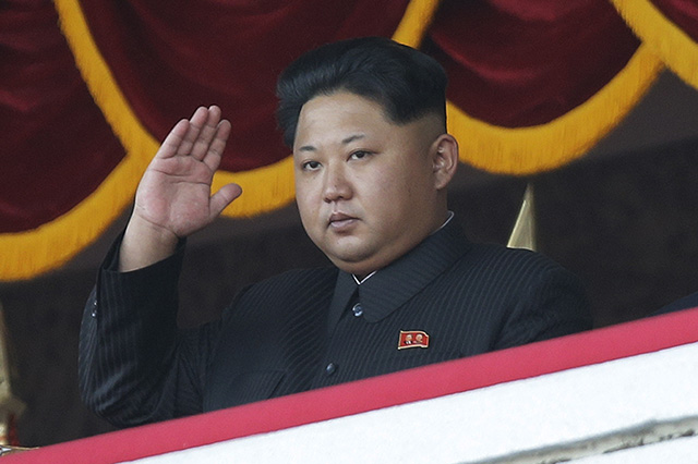 Na snímke severokórejský líder Kim Čong-un