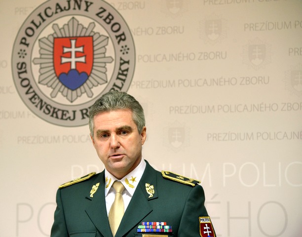 Na snímke prezident Policajného zboru (PZ) Slovenskej republiky Tibor Gašpar