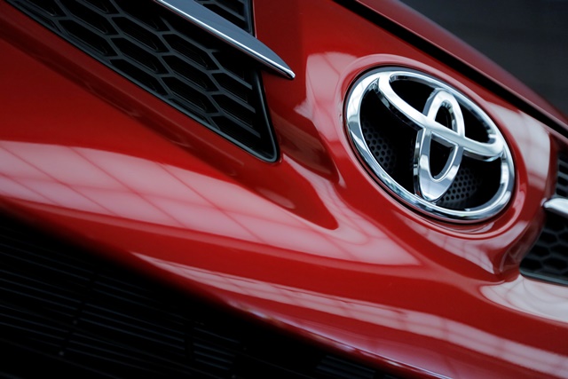 Na snímke logo značky Toyota