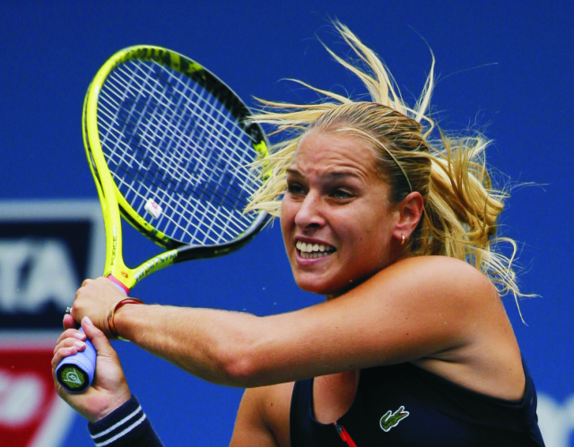 Na snímke slovenská tenistka Dominika Cibulková