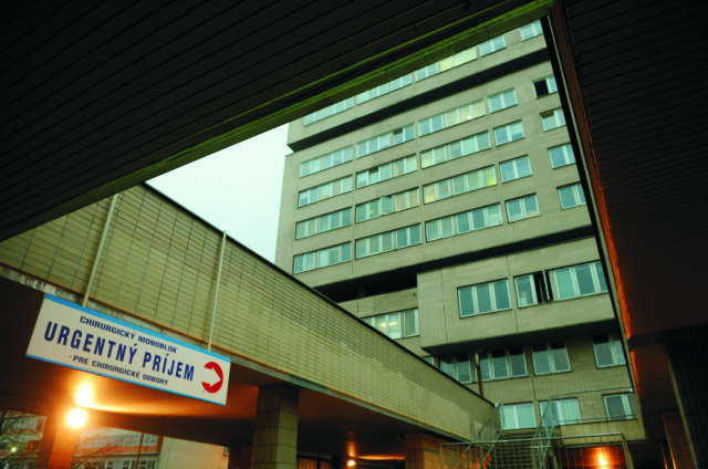 Na snímke Fakultná nemocnica s poliklinikou J.A.Reimana v Prešove 