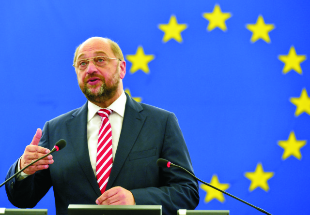 Na archívnej snímke Martin Schulz